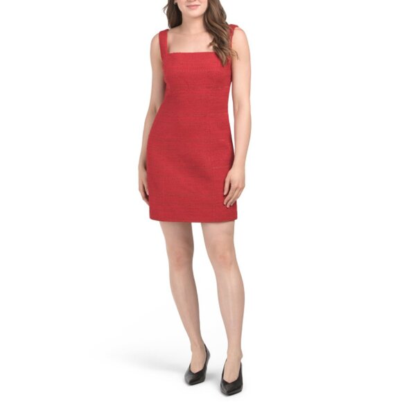 KOBI HALPERIN scarlet Rue Tweed Mini Dress